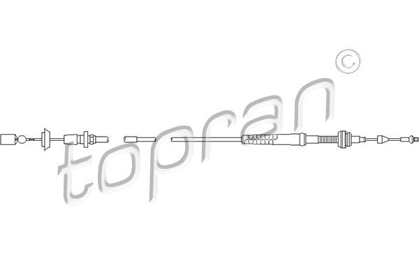 TOPRAN 103 081 Cavo acceleratore