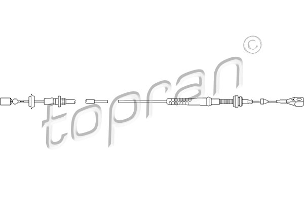 TOPRAN 103 082 Cavo acceleratore