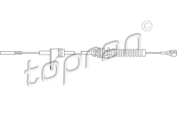 TOPRAN 103 302 Cavo acceleratore-Cavo acceleratore-Ricambi Euro