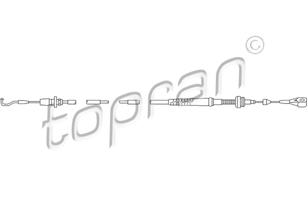 TOPRAN 109 857 Cavo acceleratore