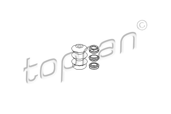 TOPRAN 103 763 Kit riparazione, Cilindro trasmettitore frizione