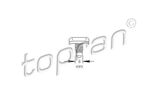 TOPRAN 103 307 Festeklips,...