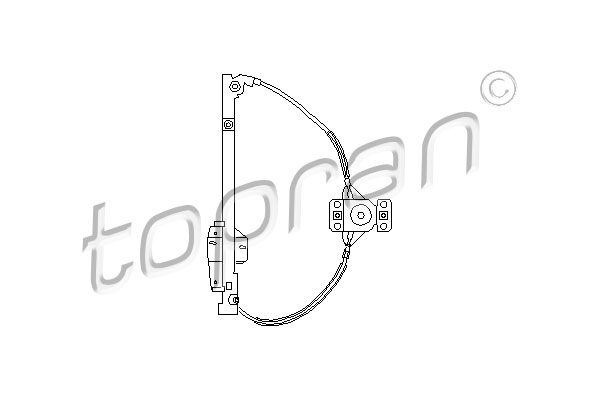 TOPRAN 103 593 Alzacristallo