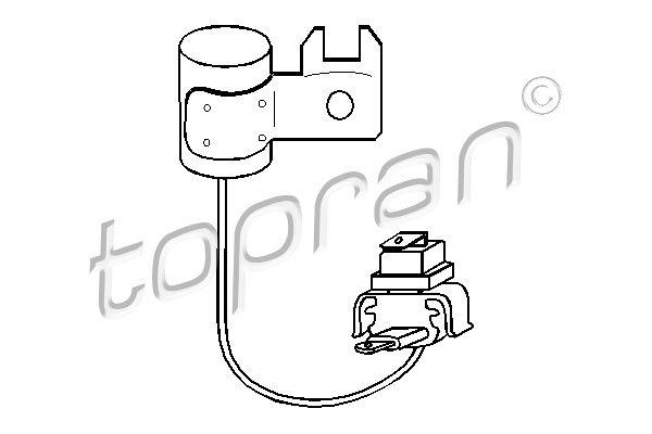 TOPRAN 101 020 Condensatore, Impianto d'accensione