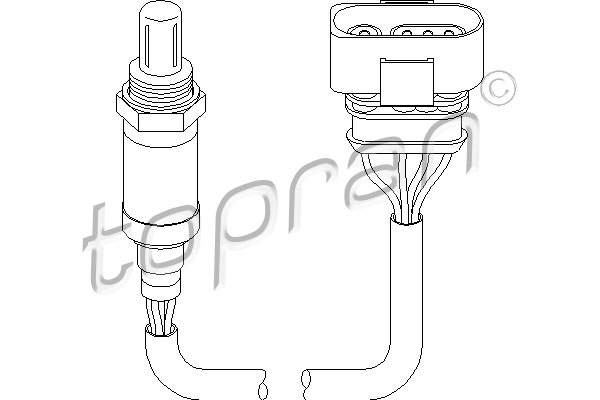 TOPRAN 110 577 Sonda lambda-Sonda lambda-Ricambi Euro