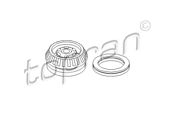 TOPRAN 206 001 Kit riparazione, Cuscinetto ammortizzatore a molla