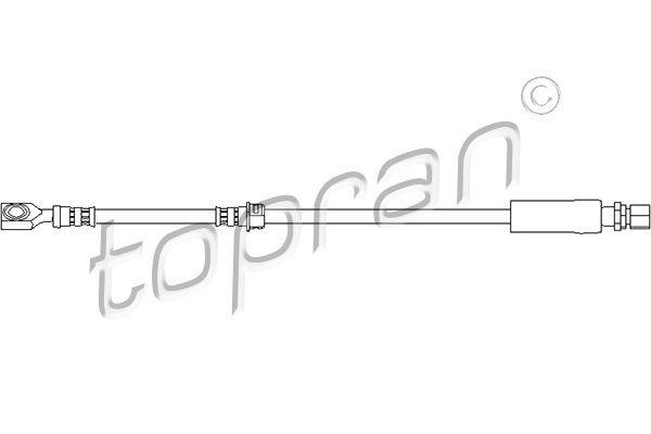 TOPRAN 205 517 Flessibile del freno