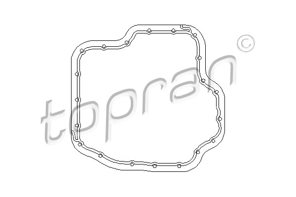 TOPRAN 206 553 Guarnizione, Coppa olio