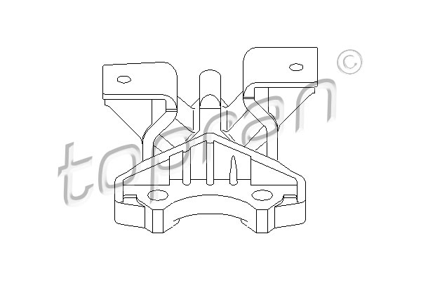 TOPRAN 206 156 Sospensione, Motore