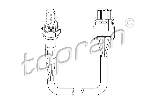 TOPRAN 201 752 Sonda lambda