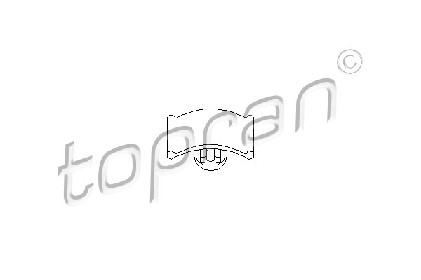 TOPRAN 207 313 Clip-Clip-Ricambi Euro