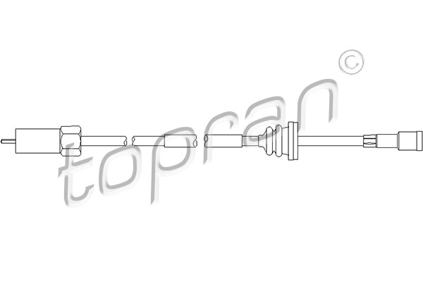 TOPRAN 202 222 Alberino flessibile tachimetro