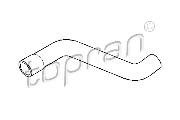 TOPRAN 205 718 Flessibile radiatore-Flessibile radiatore-Ricambi Euro