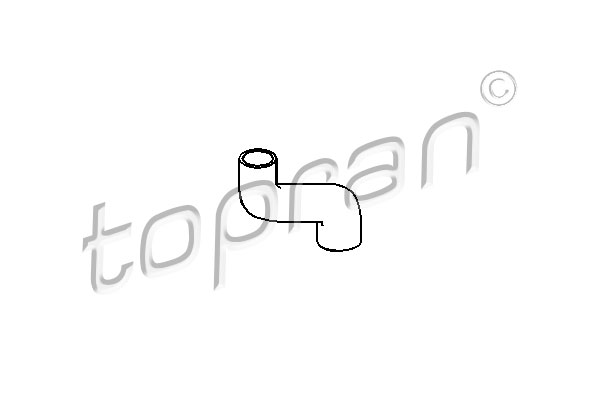 TOPRAN 205 721 Flessibile radiatore