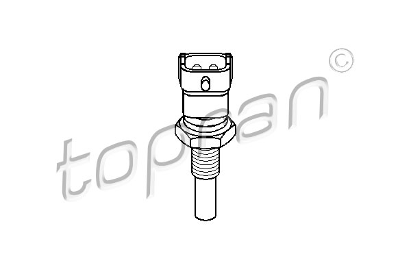 TOPRAN 206 234 Sensore, Temperatura refrigerante
