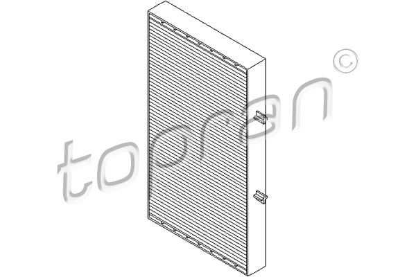 TOPRAN 207 035 Filtro, Aria abitacolo-Filtro, Aria abitacolo-Ricambi Euro