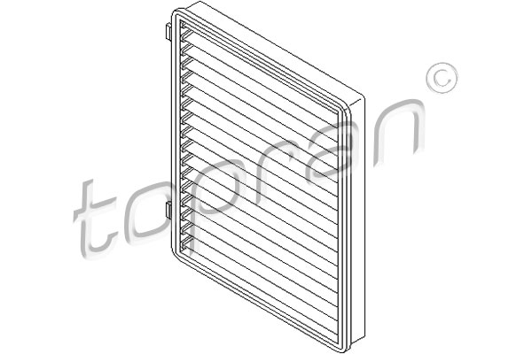 TOPRAN 207 481 Filtro, Aria abitacolo-Filtro, Aria abitacolo-Ricambi Euro