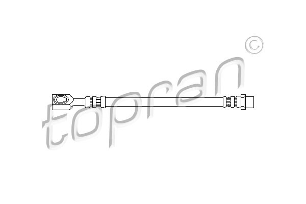 TOPRAN 206 119 Flessibile del freno-Flessibile del freno-Ricambi Euro