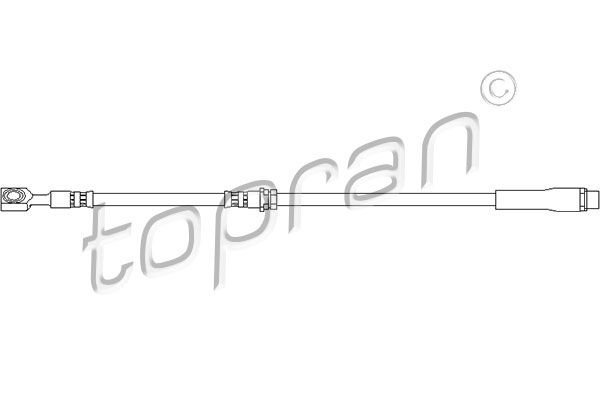 TOPRAN 207 534 Flessibile del freno-Flessibile del freno-Ricambi Euro