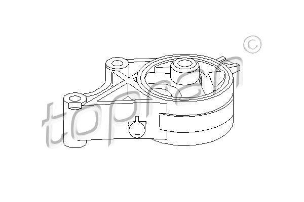 TOPRAN 206 578 Sospensione, Motore-Sospensione, Motore-Ricambi Euro