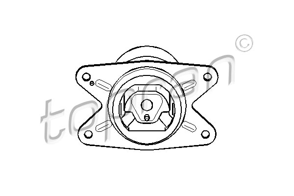 TOPRAN 206 995 Sospensione, Motore