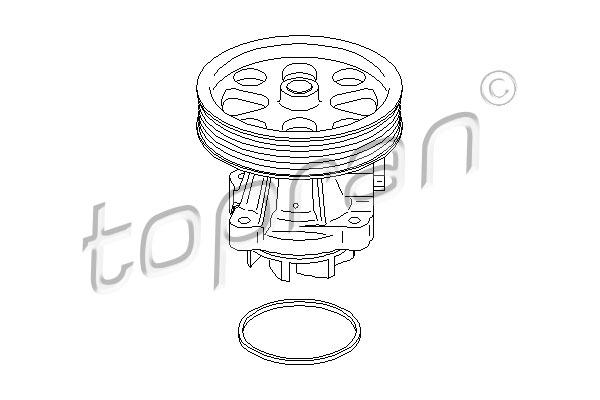 TOPRAN 207 157 Pompa acqua