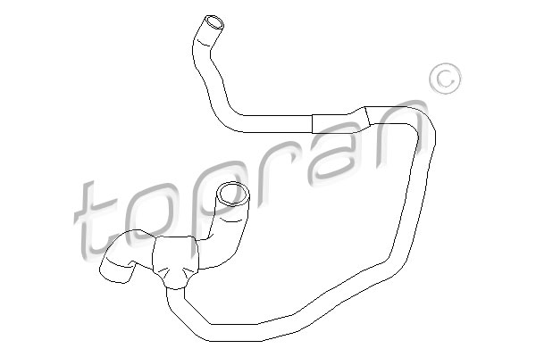 TOPRAN 207 502 Flessibile radiatore-Flessibile radiatore-Ricambi Euro