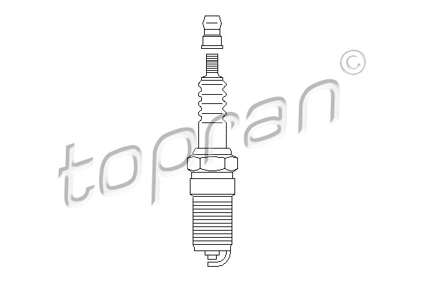 TOPRAN 300 839 Candela accensione