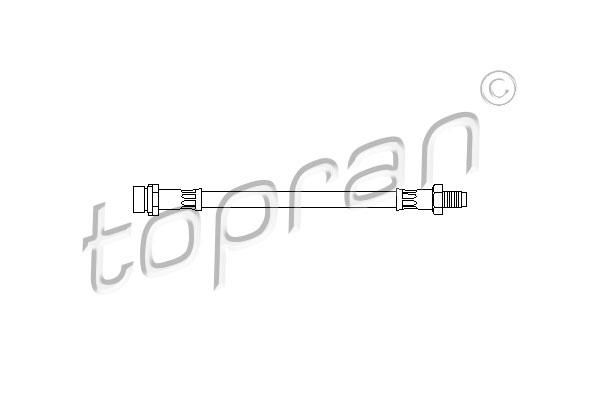 TOPRAN 301 057 Flessibile del freno-Flessibile del freno-Ricambi Euro
