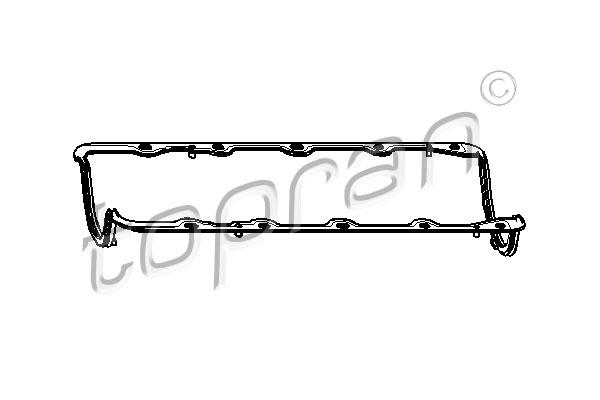 TOPRAN 302 281 Guarnizione, Coppa olio-Guarnizione, Coppa olio-Ricambi Euro