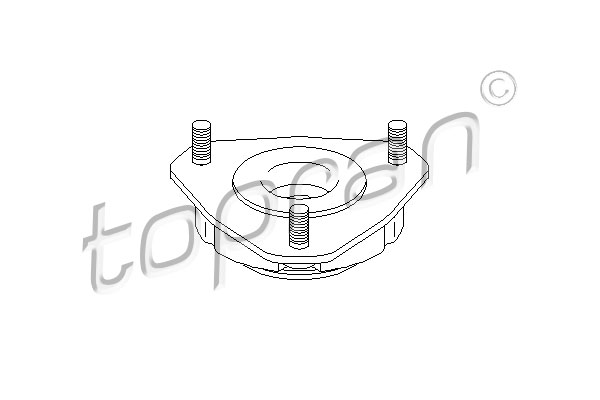 TOPRAN 302 238 Supporto ammortizzatore a molla