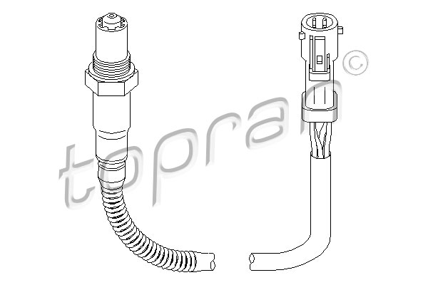 TOPRAN 302 377 Sonda lambda-Sonda lambda-Ricambi Euro