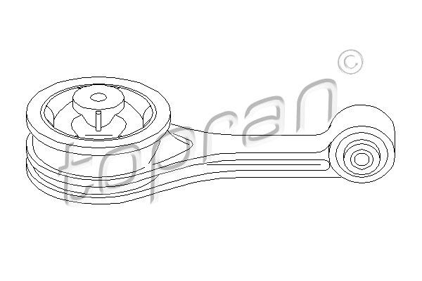 TOPRAN 302 389 Sospensione, Motore