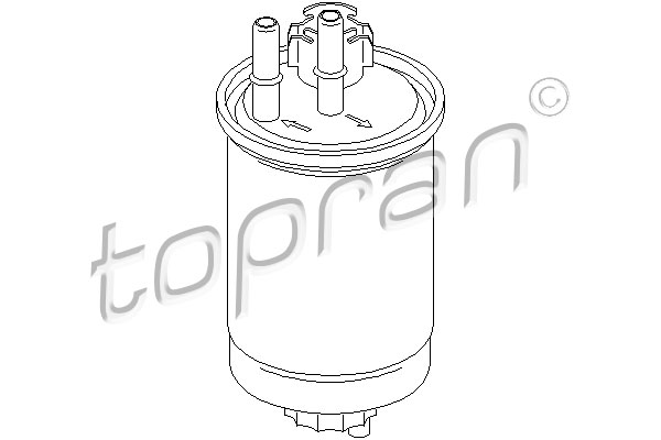 TOPRAN 302 129 Filtro carburante