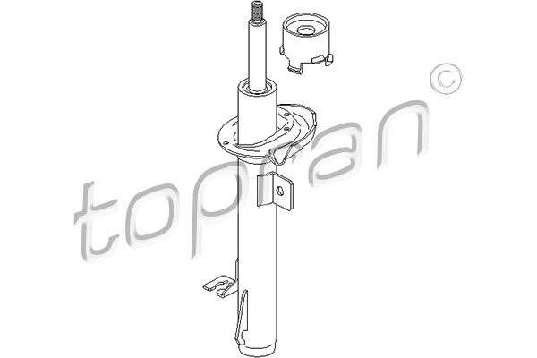 TOPRAN 302 460 Ammortizzatore-Ammortizzatore-Ricambi Euro