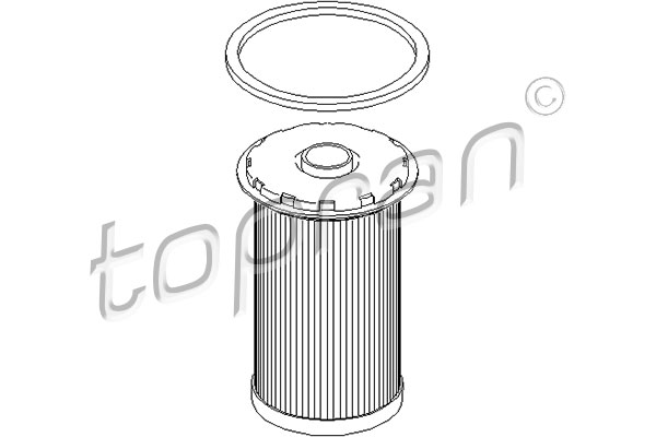 TOPRAN 302 727 Filtro carburante-Filtro carburante-Ricambi Euro