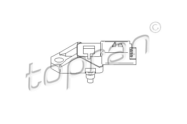 TOPRAN 302 641 Sensore, Pressione alimentazione
