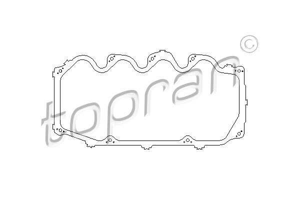TOPRAN 300 156 Guarnizione, Copritestata-Guarnizione, Copritestata-Ricambi Euro