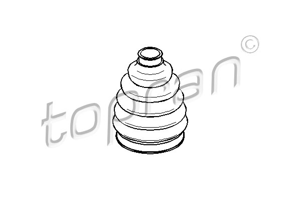 TOPRAN 301 944 Cuffia, Semiasse-Cuffia, Semiasse-Ricambi Euro