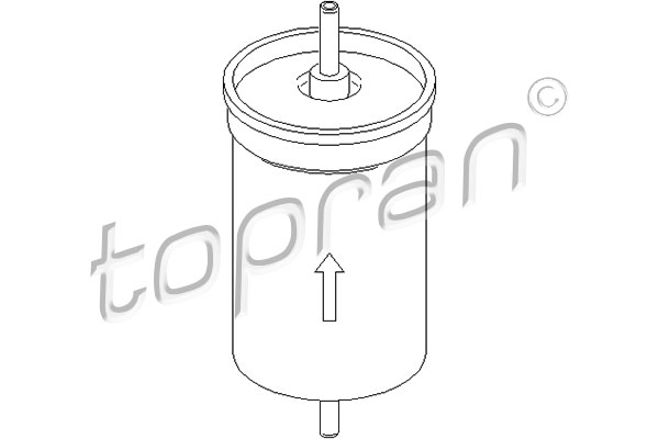 TOPRAN 301 661 Filtro carburante