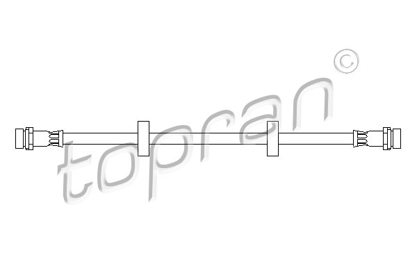 TOPRAN 300 552 Flessibile del freno-Flessibile del freno-Ricambi Euro