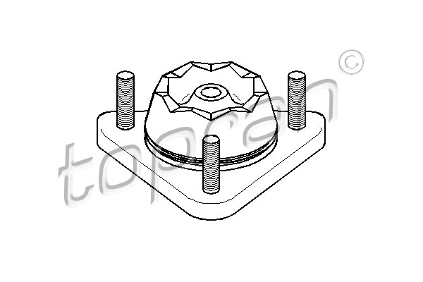 TOPRAN 301 403 Supporto ammortizzatore a molla-Supporto ammortizzatore a molla-Ricambi Euro