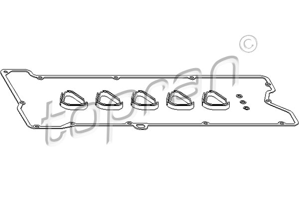 TOPRAN 401 084 Kit guarnizioni, Copritestata