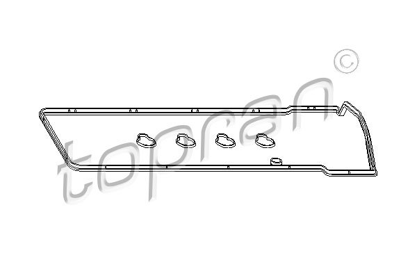 TOPRAN 401 456 Kit guarnizioni, Copritestata