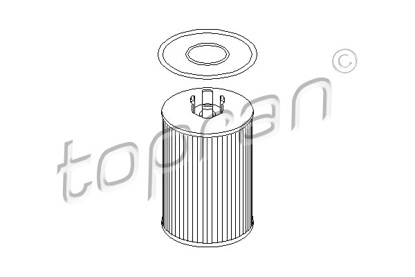 TOPRAN 401 443 Filtro olio