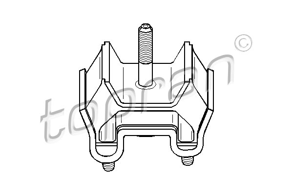 TOPRAN 401 688 Sospensione, Motore