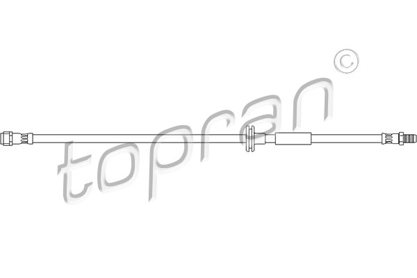 TOPRAN 400 220 Flessibile del freno-Flessibile del freno-Ricambi Euro