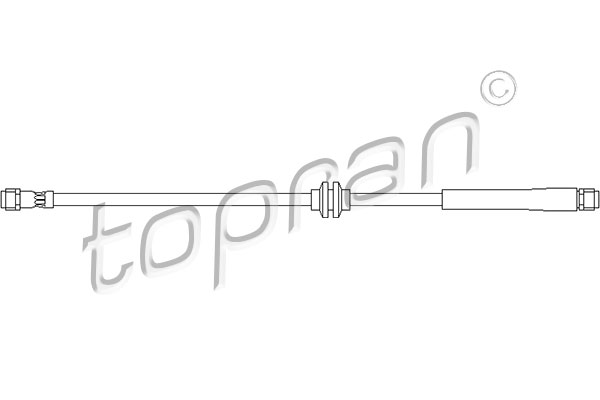 TOPRAN 401 058 Flessibile del freno-Flessibile del freno-Ricambi Euro