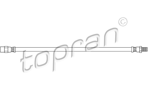 TOPRAN 400 217 Flessibile del freno