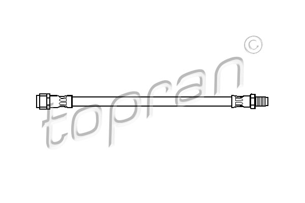 TOPRAN 401 062 Flessibile del freno-Flessibile del freno-Ricambi Euro